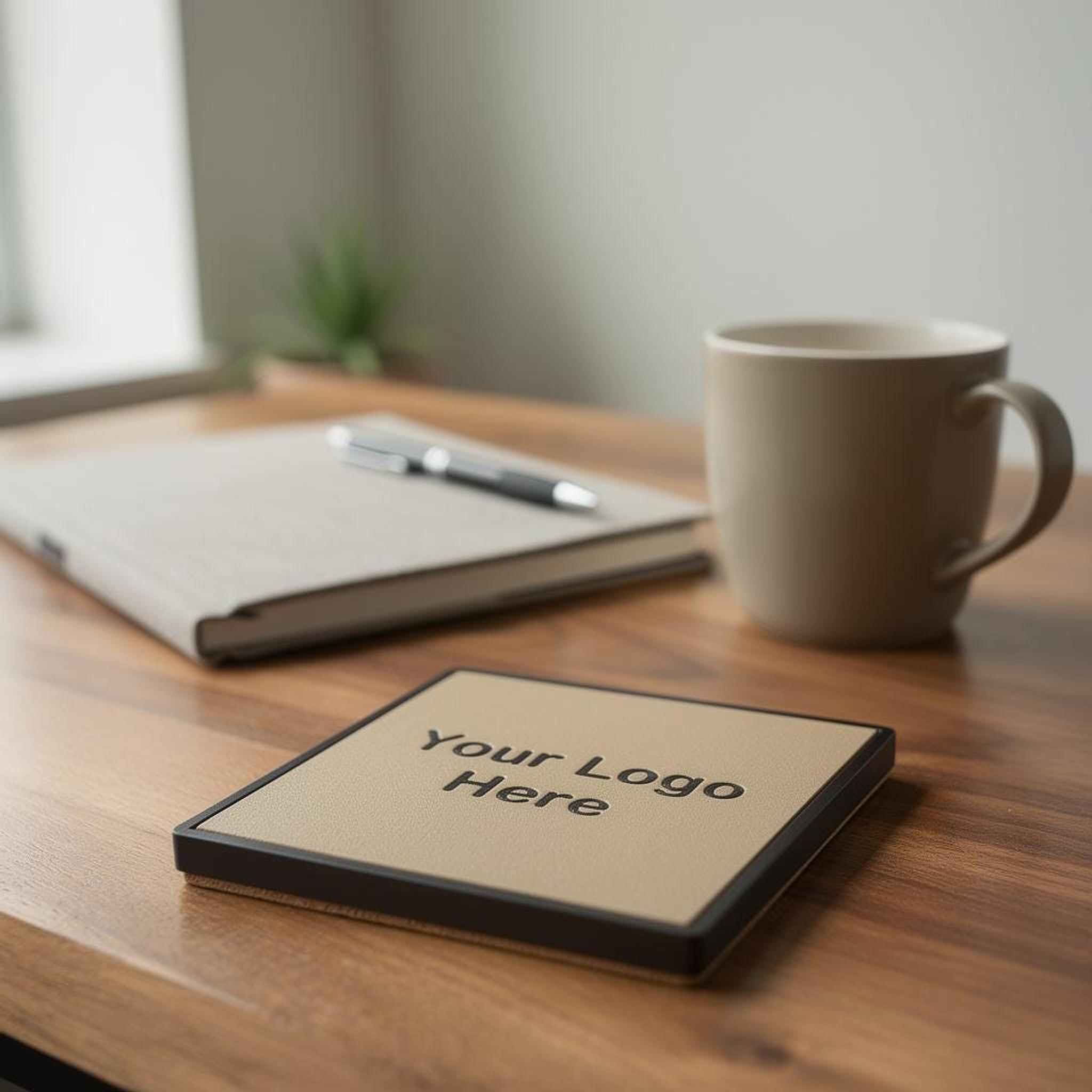 Custom Logo Square Coaster – photo 9
